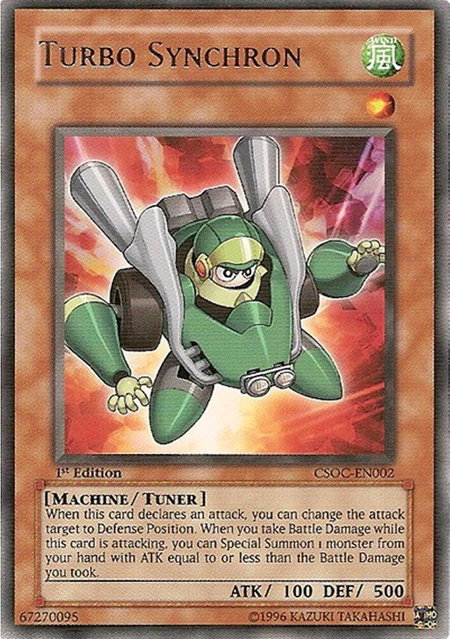 Turbo Synchron - Crossroads of Chaos YuGiOh trading card