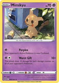 Mimikyu - SWSH11: Lost Origin (SWSH11) #080/196 - Rare Pokémon Trading Card