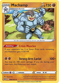 Machamp - SWSH11: Lost Origin (SWSH11) #088/196 - Holo Rare Pokémon Trading Card
