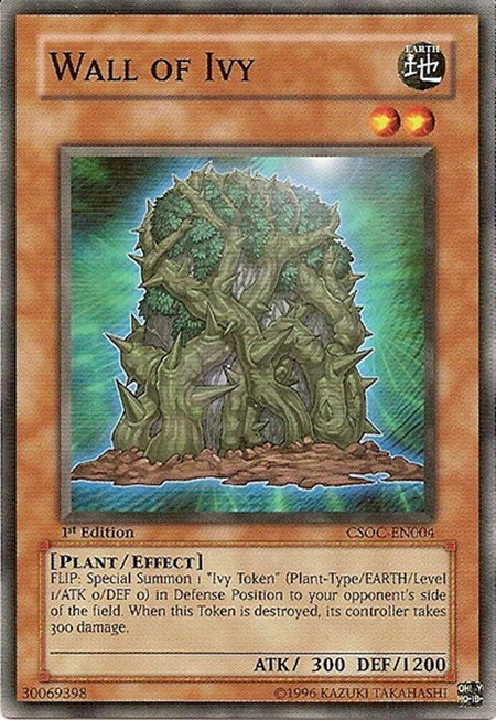Wall of Ivy - Crossroads of Chaos YuGiOh trading card