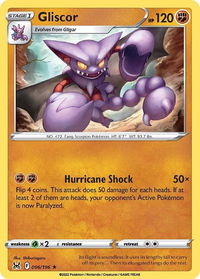 Gliscor - SWSH11: Lost Origin (SWSH11) #096/196 - Rare Pokémon Trading Card