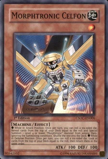 Morphtronic Celfon - Crossroads of Chaos YuGiOh trading card