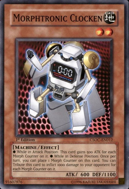 Morphtronic Clocken - Crossroads of Chaos YuGiOh trading card