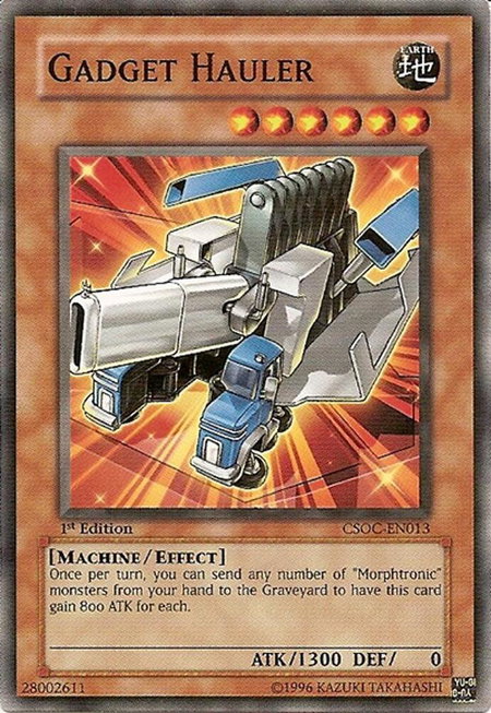 Gadget Hauler - Crossroads of Chaos YuGiOh trading card