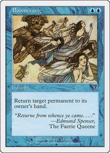 Boomerang - 7th Edition (7ED) #64 - Common Magic: The Gathering Trading Card