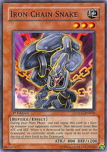 Iron Chain Snake - Crossroads of Chaos (CSOC) #CSOC-EN018 - Common / Short Print YuGiOh Trading Card