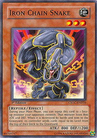 Iron Chain Snake - Crossroads of Chaos (CSOC) #CSOC-EN018 - Common / Short Print YuGiOh Trading Card