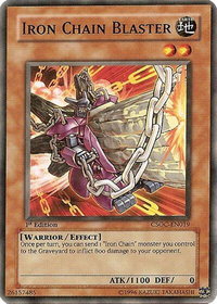 Iron Chain Blaster - Crossroads of Chaos (CSOC) #CSOC-EN019 - Common / Short Print YuGiOh Trading Card