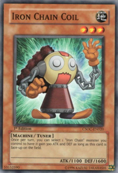 Iron Chain Coil - Crossroads of Chaos YuGiOh trading card