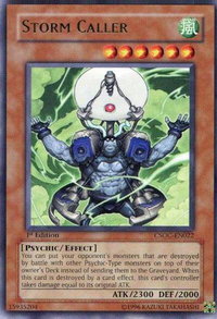 Storm Caller - Crossroads of Chaos (CSOC) #CSOC-EN022 - Rare YuGiOh Trading Card