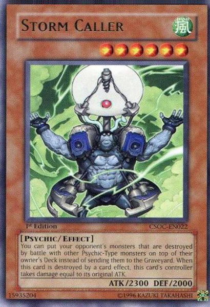 Storm Caller - Crossroads of Chaos YuGiOh trading card