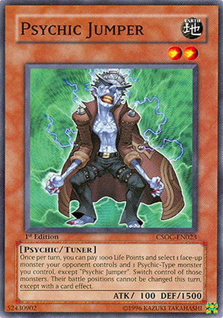 Psychic Jumper - Crossroads of Chaos YuGiOh trading card