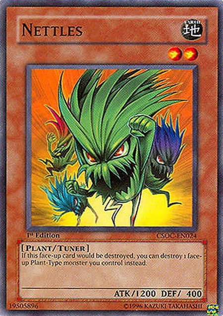 Nettles trading card from Crossroads of Chaos Nettles - Crossroads of Chaos YuGiOh trading card