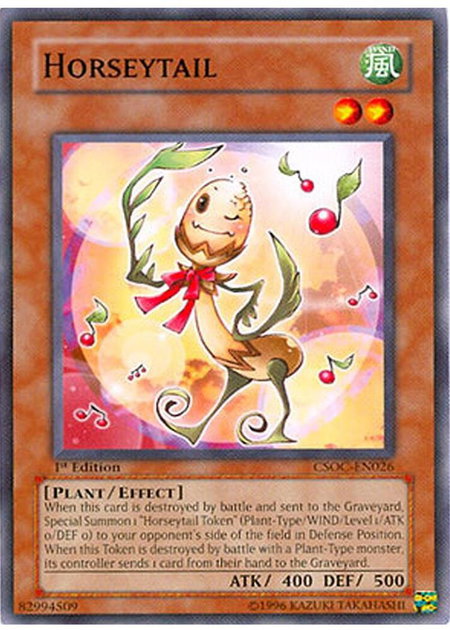 Horseytail - Crossroads of Chaos YuGiOh trading card