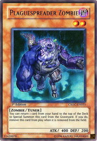 Plaguespreader Zombie - Crossroads of Chaos (CSOC) #CSOC-EN031 - Ultra Rare YuGiOh Trading Card