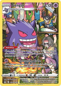 Gengar - SWSH11: Lost Origin Trainer Gallery (SWSH11: TG) #TG06/TG30 - Ultra Rare Pokémon Trading Card
