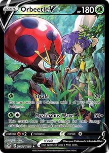 Orbeetle V - SWSH11: Lost Origin Trainer Gallery (SWSH11: TG) #TG12/TG30 - Ultra Rare Pokémon Trading Card