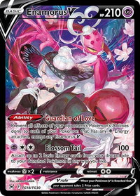 Enamorus V - SWSH11: Lost Origin Trainer Gallery (SWSH11: TG) #TG18/TG30 - Ultra Rare Pokémon Trading Card