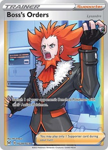 Boss's Orders - SWSH11: Lost Origin Trainer Gallery (SWSH11: TG) #TG24/TG30 - Ultra Rare Pokémon Trading Card