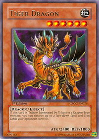 Tiger Dragon - Crossroads of Chaos (CSOC) #CSOC-EN036 - Rare YuGiOh Trading Card