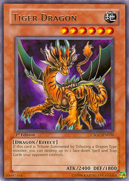 Tiger Dragon - Crossroads of Chaos YuGiOh trading card