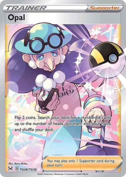 Opal - SWSH11: Lost Origin Trainer Gallery Pokémon trading card