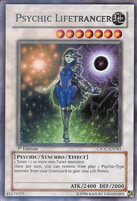 Psychic Lifetrancer - Crossroads of Chaos (CSOC) #CSOC-EN041 - Rare YuGiOh Trading Card