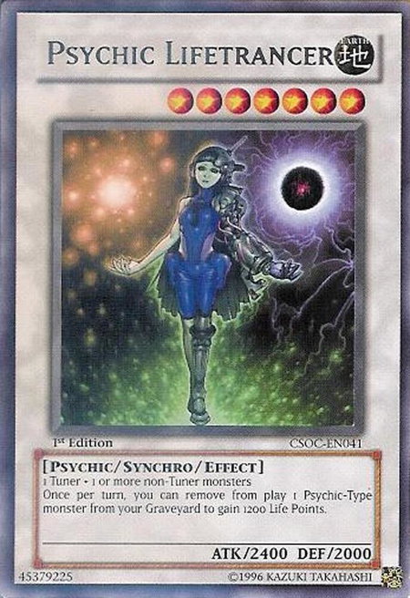 Psychic Lifetrancer - Crossroads of Chaos YuGiOh trading card