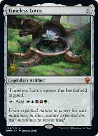 Timeless Lotus - Prerelease Cards (PRE) #239s - Mythic Rare Magic: The Gathering Trading Card
