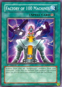 Factory of 100 Machines - Crossroads of Chaos (CSOC) #CSOC-EN049 - Common / Short Print YuGiOh Trading Card
