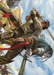 Join Forces Art Card - Art Series: Dominaria United Magic: The Gathering trading card