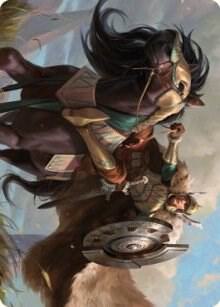 Knight of Dawn's Light Art Card - Art Series: Dominaria United Magic: The Gathering trading card