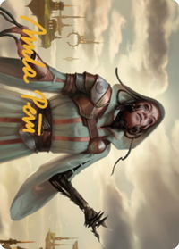 Phyrexian Missionary Art Card (Gold-Stamped Signature) - Art Series: Dominaria United (ASDMU) #11 - Special Magic: The Gathering Trading Card