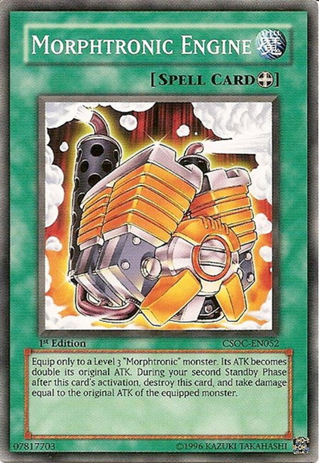 Morphtronic Engine - Crossroads of Chaos YuGiOh trading card