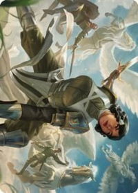 Resolute Reinforcements Art Card - Art Series: Dominaria United (ASDMU) #13 - Special Magic: The Gathering Trading Card