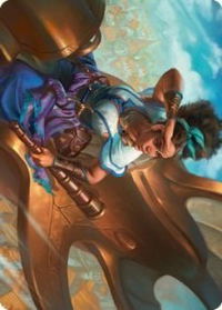 Talas Lookout Art Card - Art Series: Dominaria United (ASDMU) #17 - Special Magic: The Gathering Trading Card