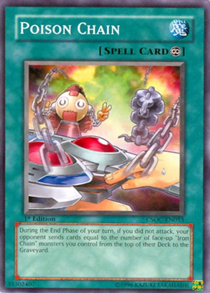 Poison Chain - Crossroads of Chaos YuGiOh trading card