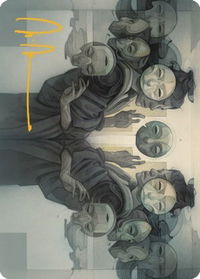 Vesuvan Duplimancy Art Card (Gold-Stamped Signature) - Art Series: Dominaria United (ASDMU) #19 - Special Magic: The Gathering Trading Card