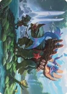 Vodalian Mindsinger Art Card trading card from Art Series: Dominaria United Vodalian Mindsinger Art Card - Art Series: Dominaria United Magic: The Gathering trading card