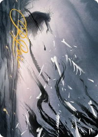 Shadow Prophecy Art Card (Gold-Stamped Signature) - Art Series: Dominaria United (ASDMU) #25 - Special Magic: The Gathering Trading Card