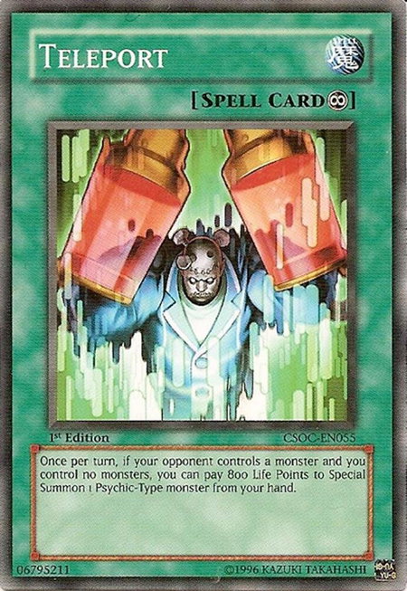 Teleport - Crossroads of Chaos YuGiOh trading card