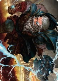 Electrostatic Infantry Art Card - Art Series: Dominaria United (ASDMU) #30 - Special Magic: The Gathering Trading Card