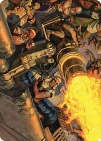 Mana Cannons Art Card - Art Series: Dominaria United (ASDMU) #36 - Special Magic: The Gathering Trading Card