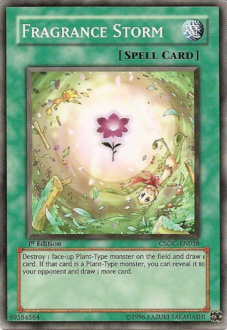 Fragrance Storm - Crossroads of Chaos YuGiOh trading card