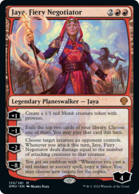 Jaya, Fiery Negotiator - Promo Pack: Dominaria United Magic: The Gathering trading card