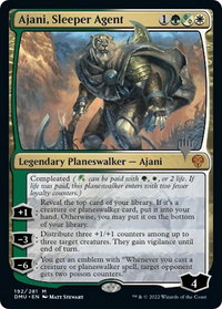 Ajani, Sleeper Agent - Promo Pack: Dominaria United (PPDMU) #192p - Mythic Magic: The Gathering Trading Card