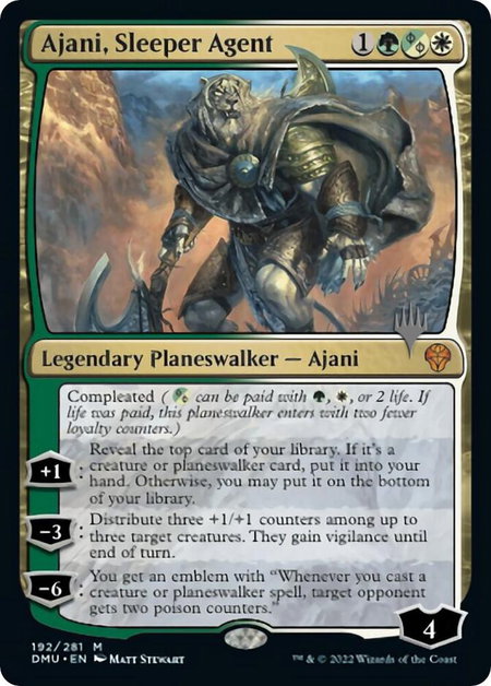 Ajani, Sleeper Agent - Promo Pack: Dominaria United Magic: The Gathering trading card