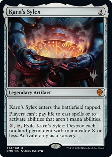 Karn's Sylex - Promo Pack: Dominaria United Magic: The Gathering trading card