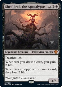 Sheoldred, the Apocalypse - Promo Pack: Dominaria United (PPDMU) #107p - Mythic Magic: The Gathering Trading Card