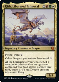 Rith, Liberated Primeval - Promo Pack: Dominaria United (PPDMU) #214p - Mythic Magic: The Gathering Trading Card